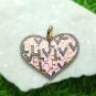 Diamond Heart Enamel Pendant 925 Silver Designer Diamond Lovers Pendant Gift.