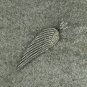 Wing Charm Pendant Pave Diamond 925 Silver Angel Wing Diamond Necklace For Gift.