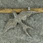 Swift Bird Pendant Pave Diamond Swifts Bird Pendant 925 Silver Fine Jewelry Gift