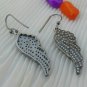 Natural Diamond Wing Charm Earring 925 Silver Diamond Wing Earring Birthday Gift