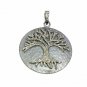 Tree Of Life Pave Diamond Pendant 925 Silver Diamond Charm Pendant For Birthday.
