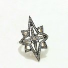 Christmas Gift Star Ring 925 Silver Pave Diamond Ring Designer Ring Casual Gifts