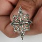 Christmas Gift Star Ring 925 Silver Pave Diamond Ring Designer Ring Casual Gifts