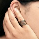 Cuff Ring Pave Diamond 925 Silver Open Ring For Christmas Gift. Cuff Ring Pave Diamond 925 Silver Open Ring For Christmas Gift.