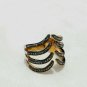 Cuff Ring Pave Diamond 925 Silver Open Ring For Christmas Gift.