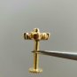 Diamond Flower Ear Piercing Jewelry 14k Solid Gold Body Piercing Nose Ear Stud.