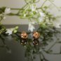 14k Solid Gold Infinity Twisted Knot Studs Gold Nose Ear Piercing Jewelry Gift.