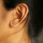 Minimalist Diamond Body Piercing 14k Solid Gold Nose Ear Piercing Jewelry Gift.