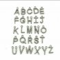 Custom Name Alphabets 925 Silver Pave Diamond Alphabets Charm "A To Z" Pendant