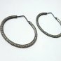 Pave Diamond Boho Hoop Earring 925 Silver Beautiful Hoop Earring Diamond Jewelry