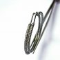 Pave Diamond Boho Hoop Earring 925 Silver Beautiful Hoop Earring Diamond Jewelry