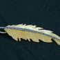 925 Sterling Silver Diamond Leaf Pendant Handmade Gold Leaf Birthday Necklace.
