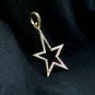 925 Sterling Silver Diamond Star Pendant Pink Enamel Star Necklace Birthday Gift
