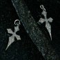 925 Sterling Silver Diamond Cross Pendant Designer Unisex Religious Pendant Gift