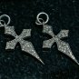 925 Sterling Silver Diamond Cross Pendant Designer Unisex Religious Pendant Gift