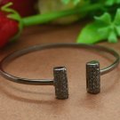 Natural Diamond Open Bracelet 925 Silver Diamond Birthday Gift Fine Bracelet. Natural Diamond Open Bracelet 925 Silver Diamond Birthday Gift Fine Bracelet.