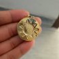 Sun Pendant 925 Silver Diamond Sun Necklace Textured Necklace Mom Loving Gift.