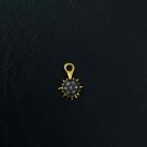 Pave Diamond Sun Minimalist Pendant Finding For Women 925 Sterling Silver Dainty Pave Diamond Sun Minimalist Pendant Finding For Women 925 Sterling Silver Dainty