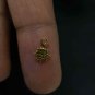 Pave Diamond Sun Minimalist Pendant Finding For Women 925 Sterling Silver Dainty