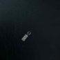 Natural Pave Diamond Rectangular Minimalist Pendant For Women In 925 Silver.