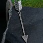 Diamond Arrow Pendant 925 Silver Diamond Pendant Birthday Gift Arrow Pendant.