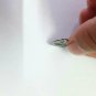 Natural Diamond Heart Charm Pendant 925 Sterling Silver Heart Dome Charm Pendant