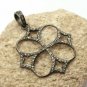 Diamond Clover Pendant 925 Silver Diamond Lucky Pendant Birthday Gift Good Omen.