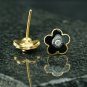 Diamond Floral Ear Stud 925 Silver Enamel Earring Dainty Fashion Earring Gift.