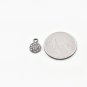 Pave Diamond 1 pc moon charm pamdent  925 sterling silver,diamond finding star