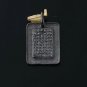 Pave Diamond 1 pc rectangle pandent 925 sterling silver,diamond pendant