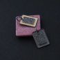 Pave Diamond 1 pc rectangle pandent 925 sterling silver,diamond pendant