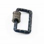 Pave Diamond Carabiner Lock 925 Silver Rectangle Lock Additional Jewelry Finding
