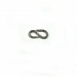Pave Diamond S Shape Necklace Connector 925 Silver Diamond Findings.