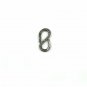 Pave Diamond S Shape Necklace Connector 925 Silver Diamond Findings.