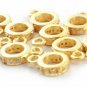 5 Pcs Pave Diamond Lobster Ring 925 Silver Jump Ring Jewelry Connector Finding.