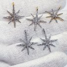 Wholesale 10Pc Pave Diamond Star Charm Pendant 925 Silver Diamond Star Pendant. Wholesale 10Pc Pave Diamond Star Charm Pendant 925 Silver Diamond Star Pendant.