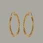 Pave Diamond Hoop Earrings 925 Sterling Silver Hoop Earring For Women Girls.