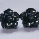 Black Spinel Carved Flower Gemstone Carving Flower Carving Jewelry. Black Spinel Carved Flower Gemstone Carving Flower Carving Jewelry.