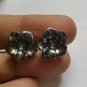 Black Spinel Carved Flower Gemstone Carving Flower Carving Jewelry.