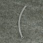 Bar Connector Pave Diamond Jewelry Connector 925 Silver Diamond Findings Supply.