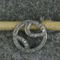 Pave Diamond Ball Necklace Connector 925 Silver Diamond Jewelry Connector Charm.