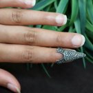 Natural Pave Diamond Nail Ring 925 Silver Diamond Handmade Nail Ring. Natural Pave Diamond Nail Ring 925 Silver Diamond Handmade Nail Ring.