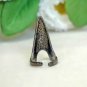 Natural Pave Diamond Nail Ring 925 Silver Diamond Handmade Nail Ring.