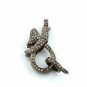Pave Diamond Lobster Clasps 925 Sterling Silver Handmade Diamond Clasps Findings