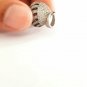Natural Diamond Dome Pendant 925 Sterling Silver Beacon Necklace Birthday Gift.