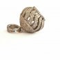 Natural Diamond Dome Pendant 925 Sterling Silver Beacon Necklace Birthday Gift.