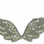 Angel Wing Necklace Pave Diamond Pendant 925 Silver Diamond Wing Pendant Gift.