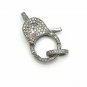 Lobster Clasps Findings Pave Diamond Lobster Clasps 925 Silver Clasps Finding N1