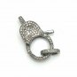Lobster Clasps Findings Pave Diamond Lobster Clasps 925 Silver Clasps Finding N1