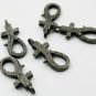 Lobster Clasps Pave Diamond 925 Silver Diamond Necklace Findings Lobster Clasps.